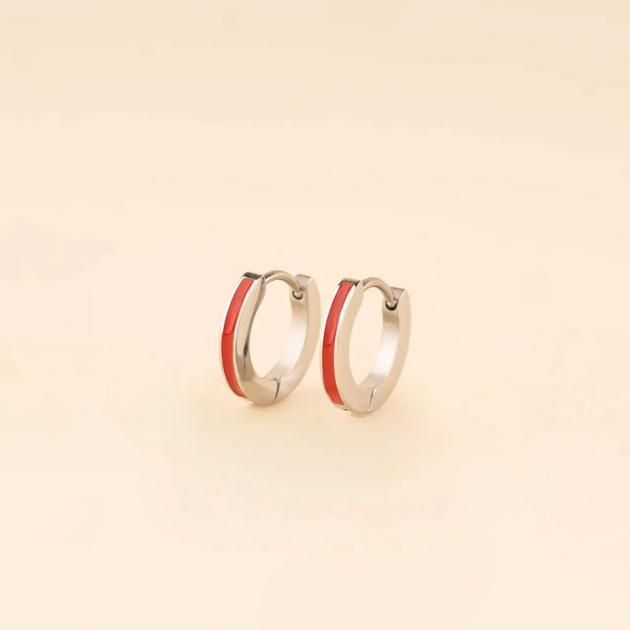 Color Huggie Hoop Earrings sold by Modcloth product image thumbnail 3