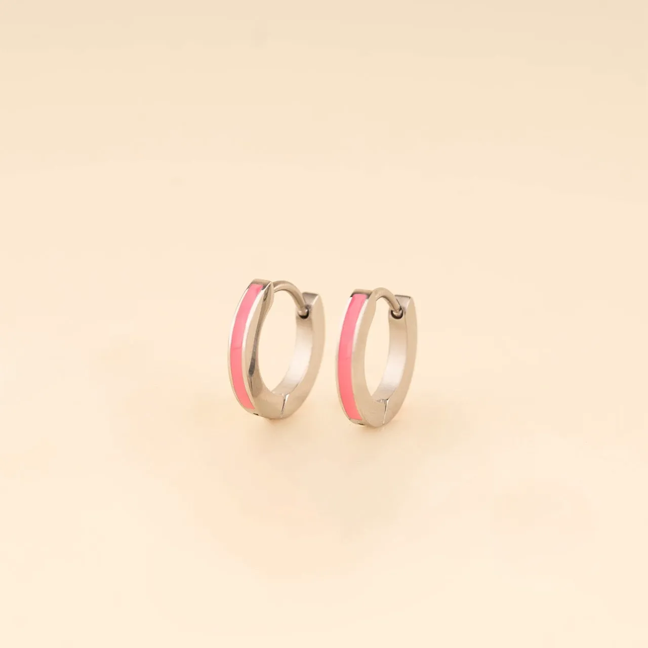 Color Huggie Hoop Earrings sold by Modcloth product image thumbnail 4