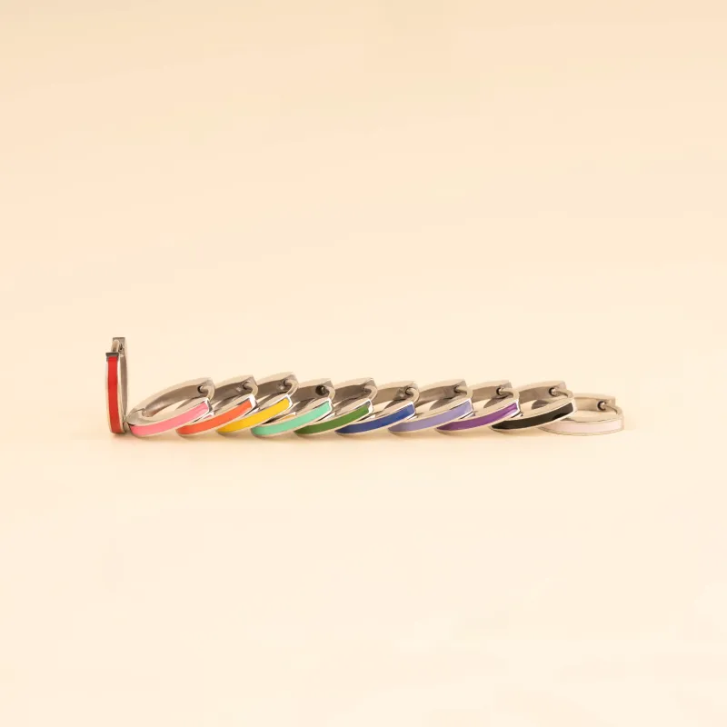 Color Huggie Hoop Earrings sold by Modcloth