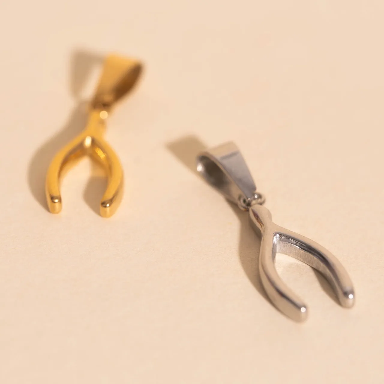 Wishbone Necklace Charm sold by Modcloth product image thumbnail 2