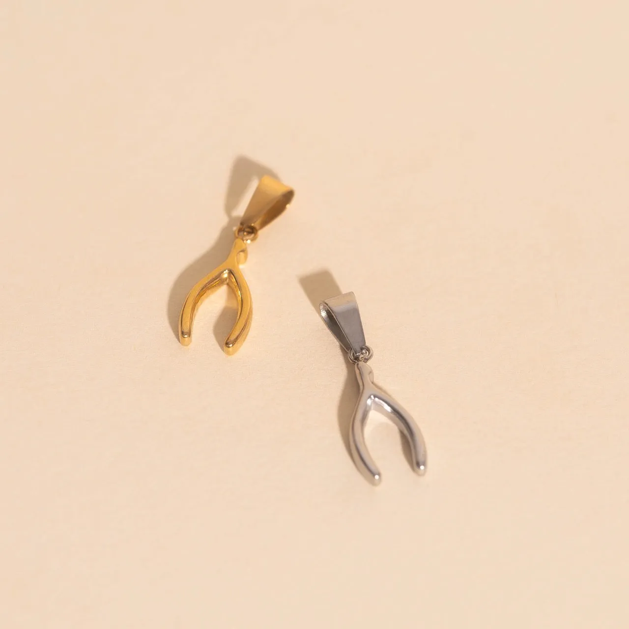 Wishbone Necklace Charm sold by Modcloth product image thumbnail 3