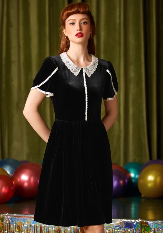 Victorian Whisper Lace Collar Dress sold by Modcloth