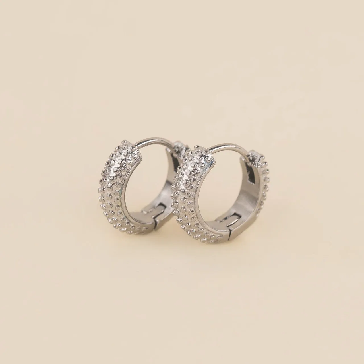 Party Chunky Huggie Hoop Earrings sold by Modcloth product image thumbnail 2