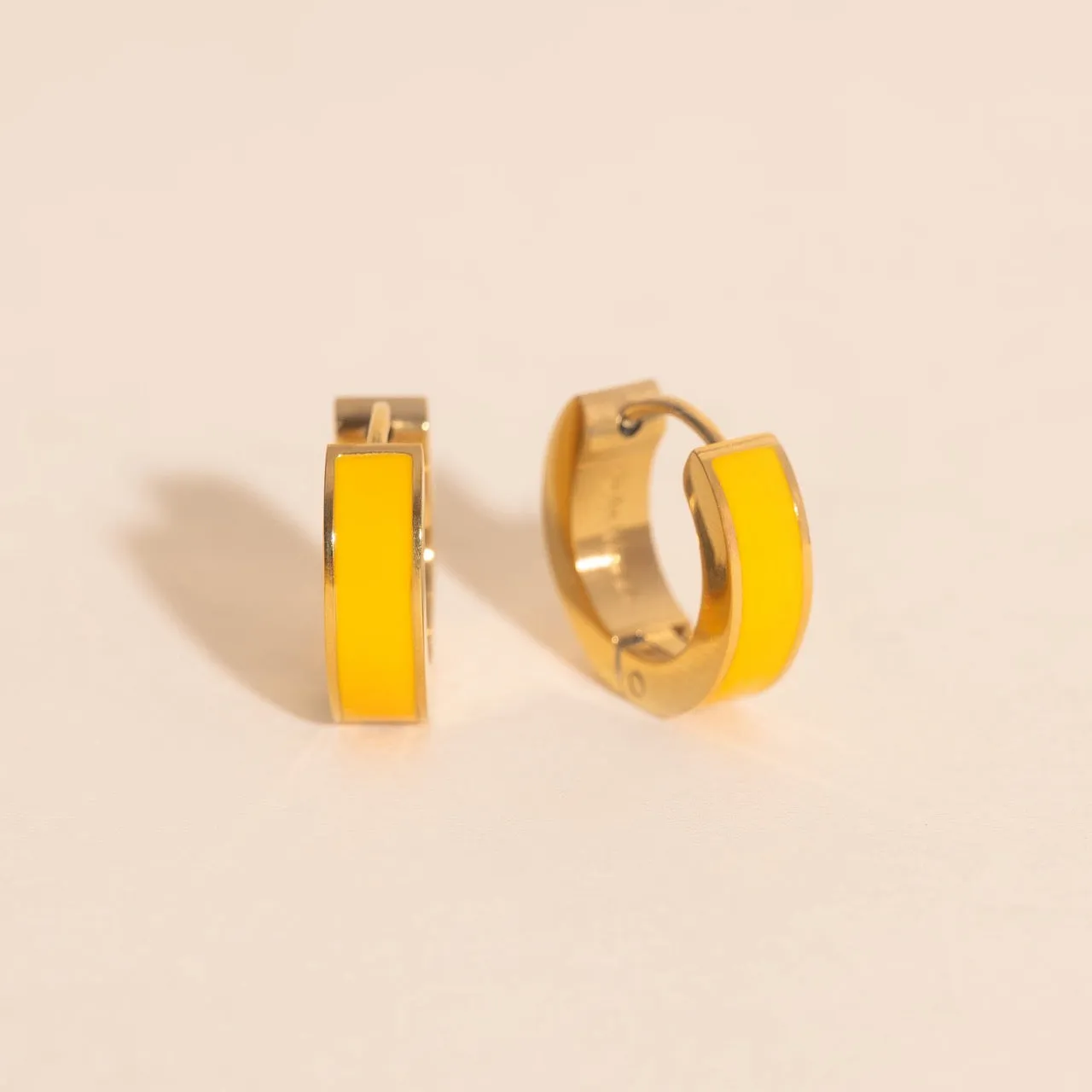 Chunky Huggie Hoop Earrings - 16 Color Options sold by Modcloth product image thumbnail 4