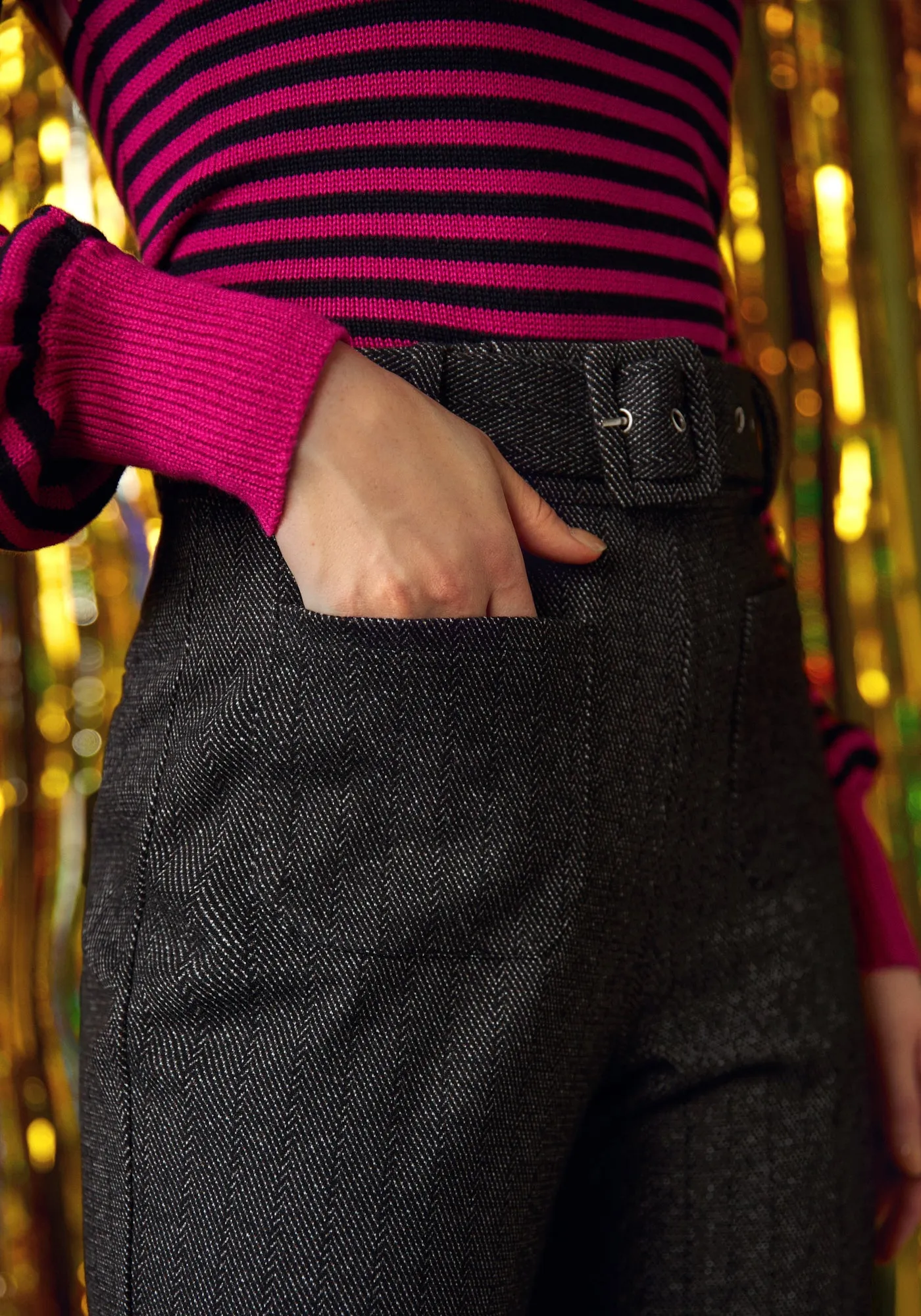 Sharp Impression High-Waisted Pants sold by Modcloth product image thumbnail 2