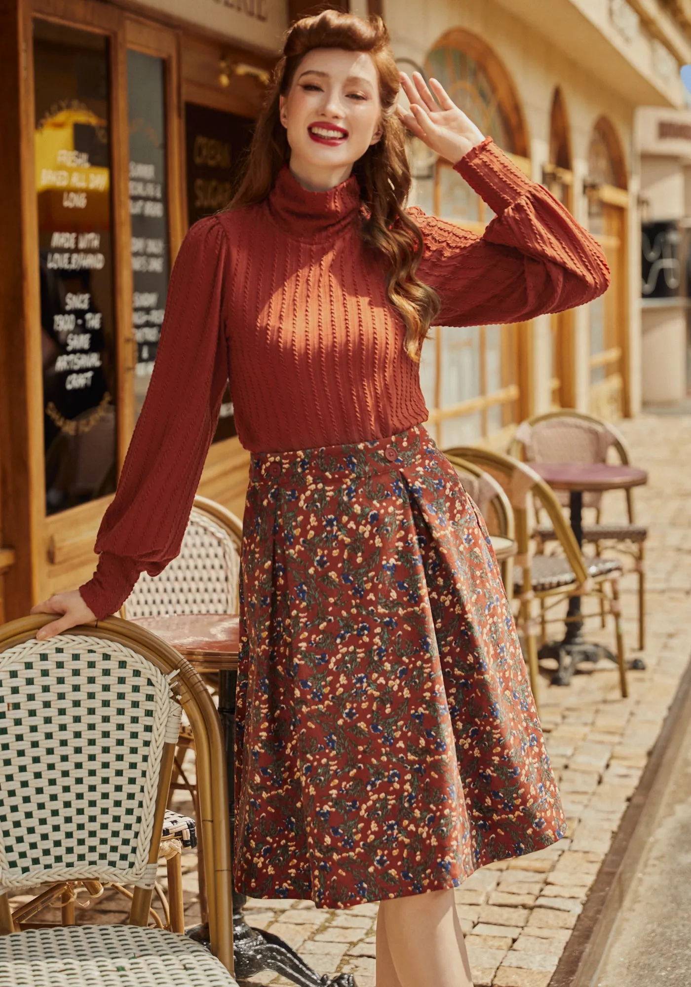 Cordially Yours Skirt sold by Modcloth