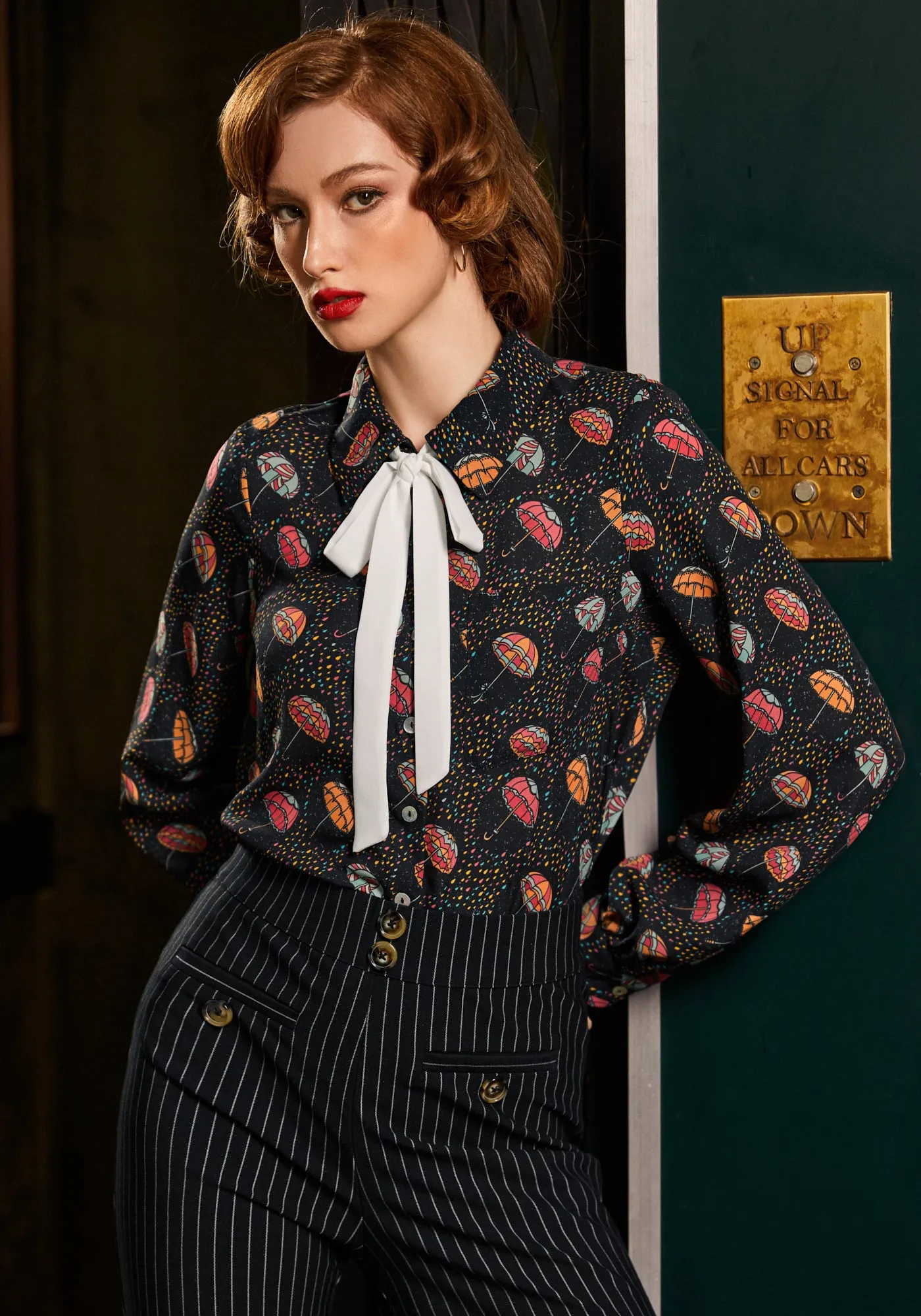 Enchanted Evening Collared Blouse sold by Modcloth