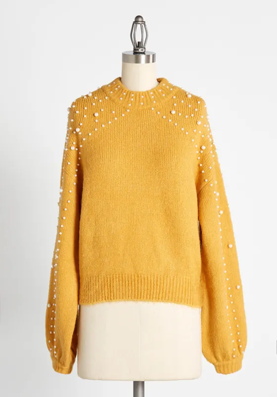 Layer in Luster Pullover Sweater sold by Modcloth