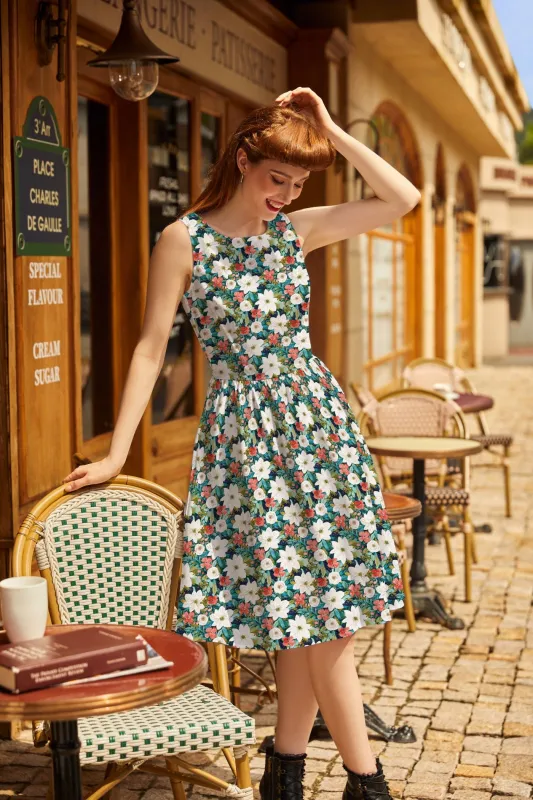 Winter Floral Vintage Dress sold by Modcloth