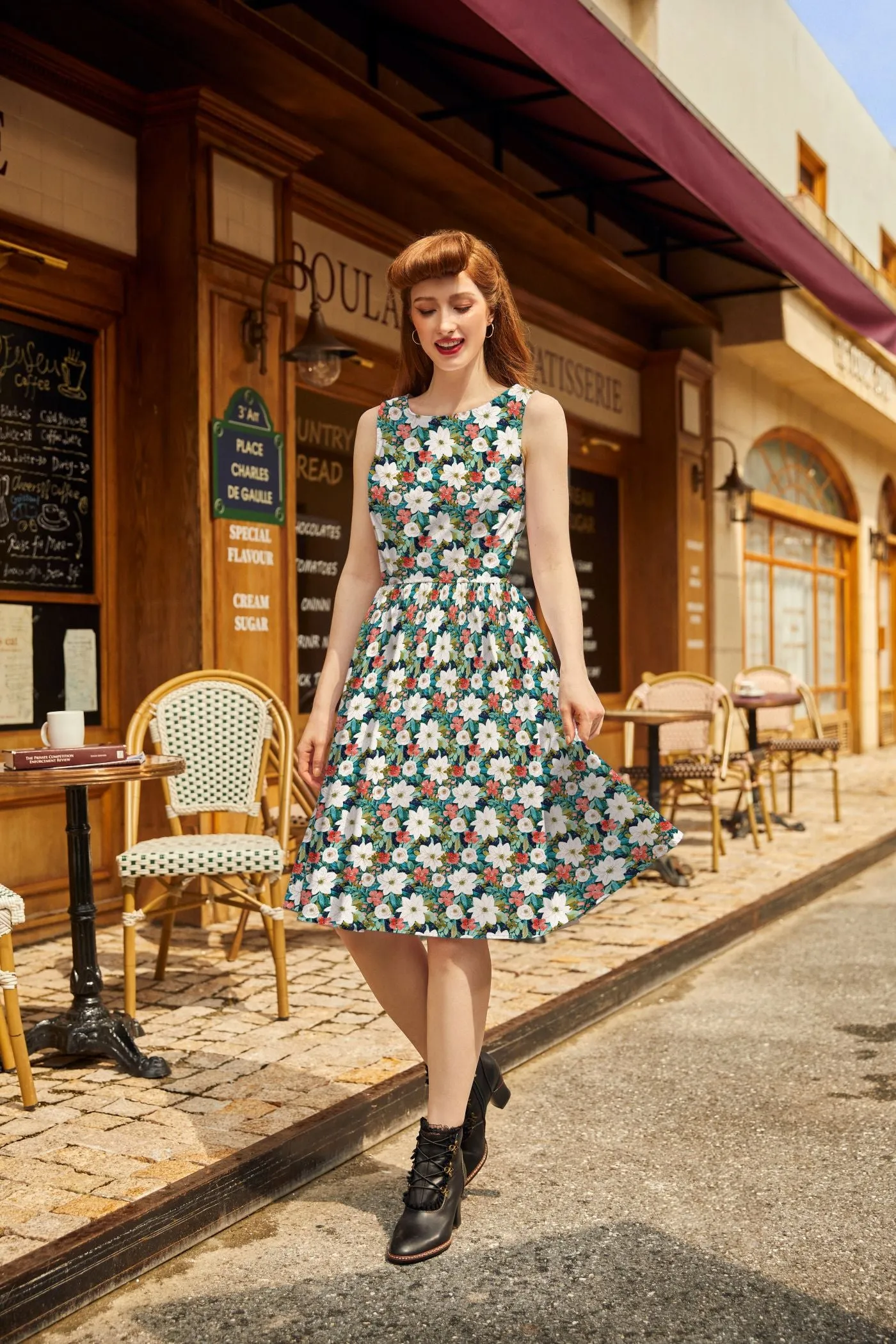 Winter Floral Vintage Dress sold by Modcloth product image thumbnail 2