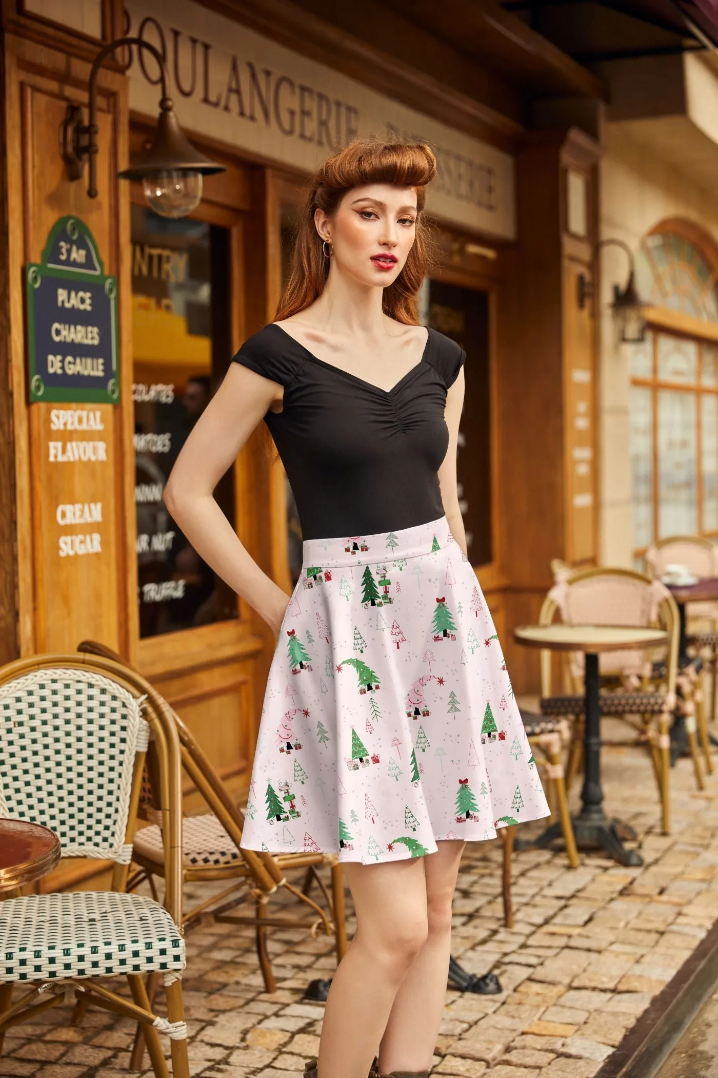 Gifts Skater Skirt sold by Modcloth