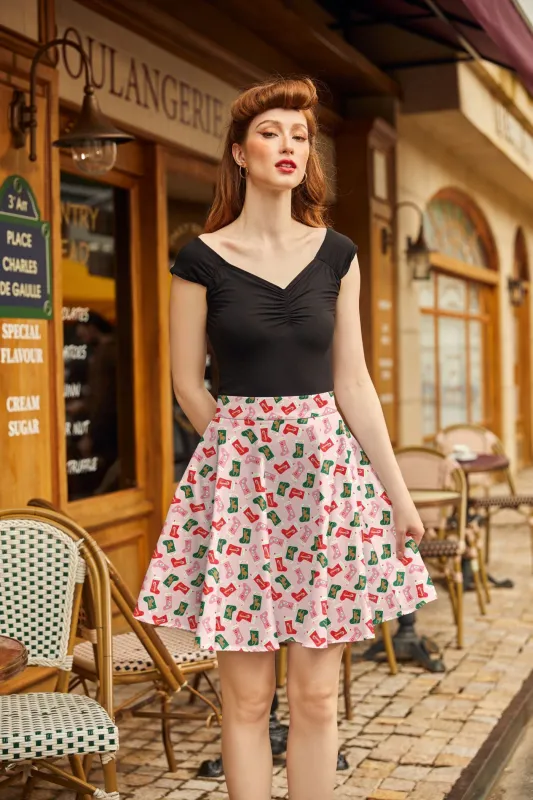 Stockings Skater Skirt sold by Modcloth