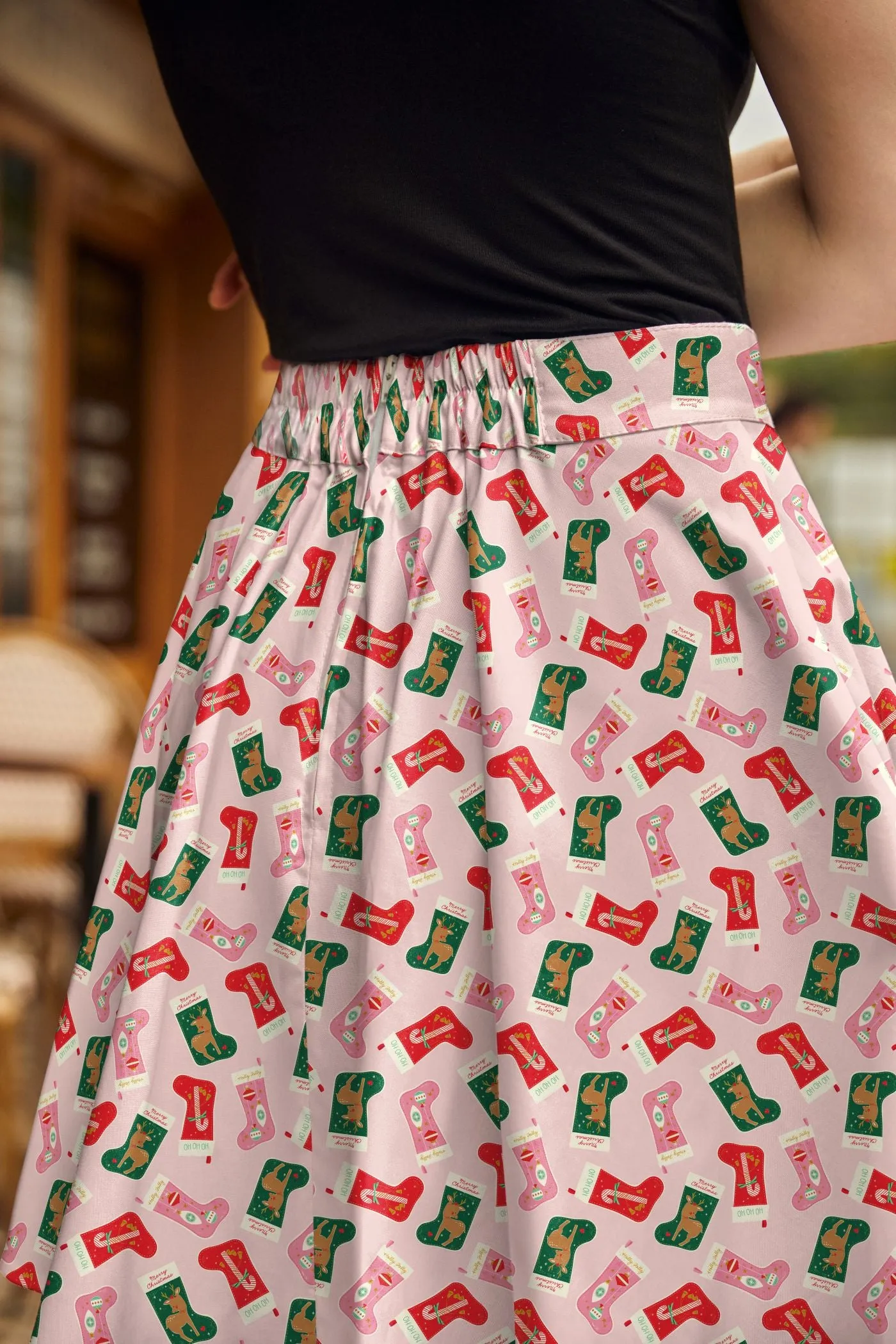 Stockings Skater Skirt sold by Modcloth product image thumbnail 3
