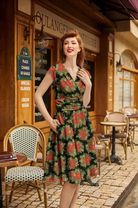 Poinsettia Greta Dress sold by Modcloth