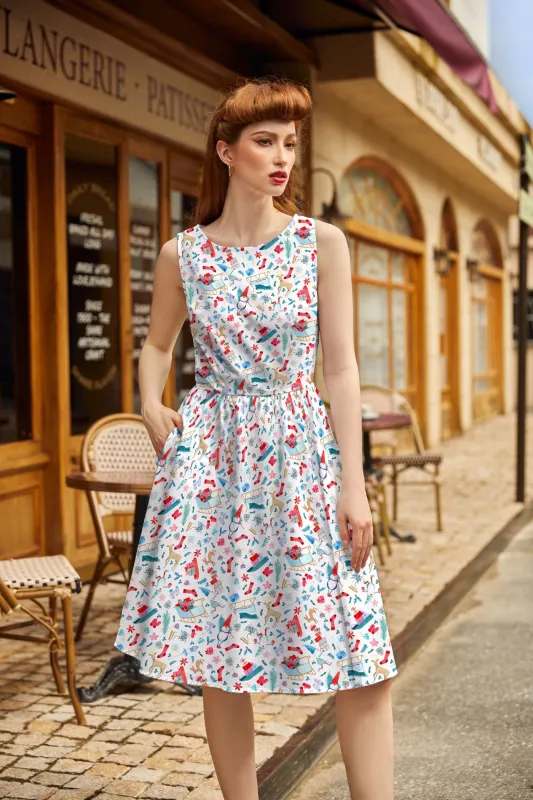 Winter Cheer Vintage Dress sold by Modcloth