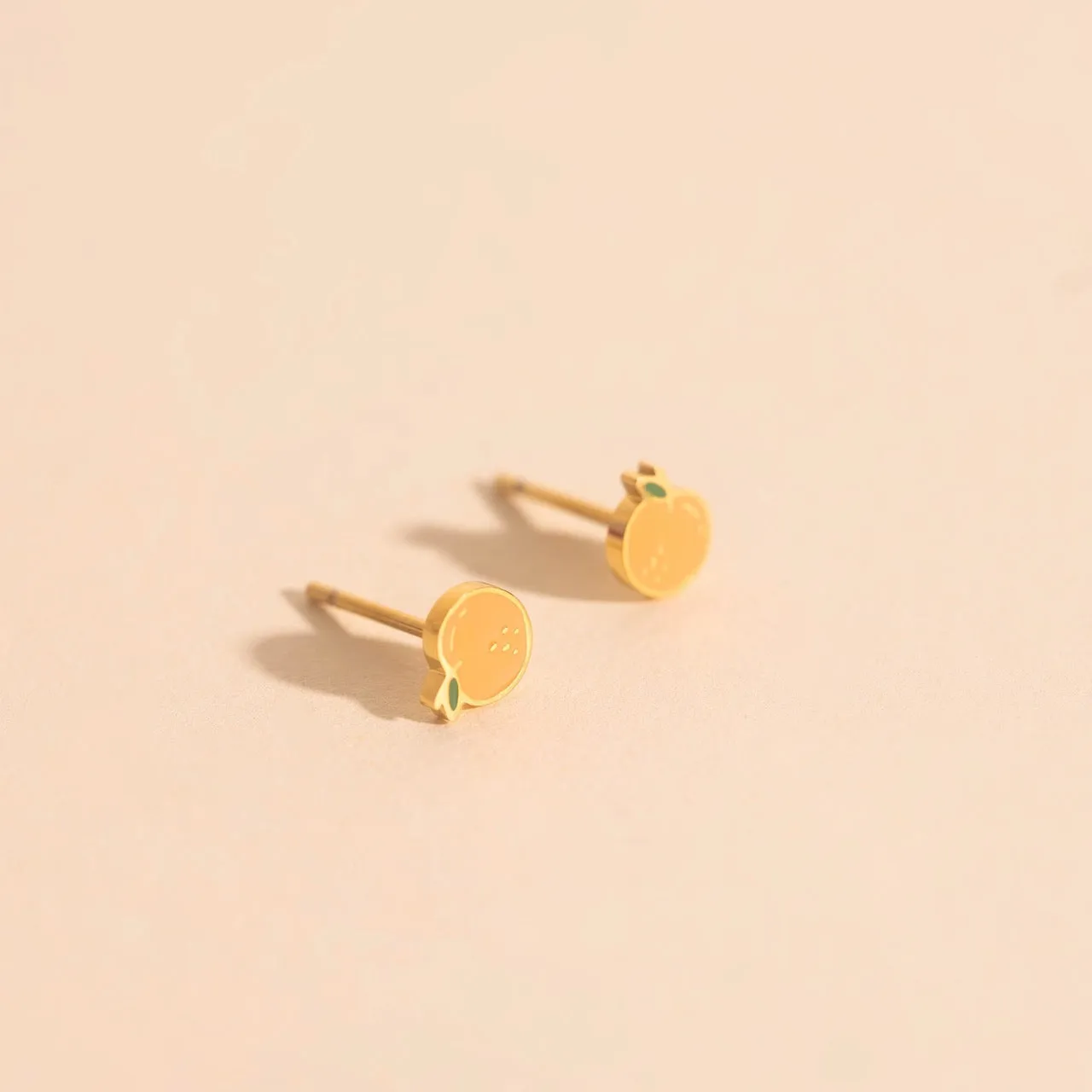 Mini Peach Stud Earrings sold by Modcloth product image thumbnail 3
