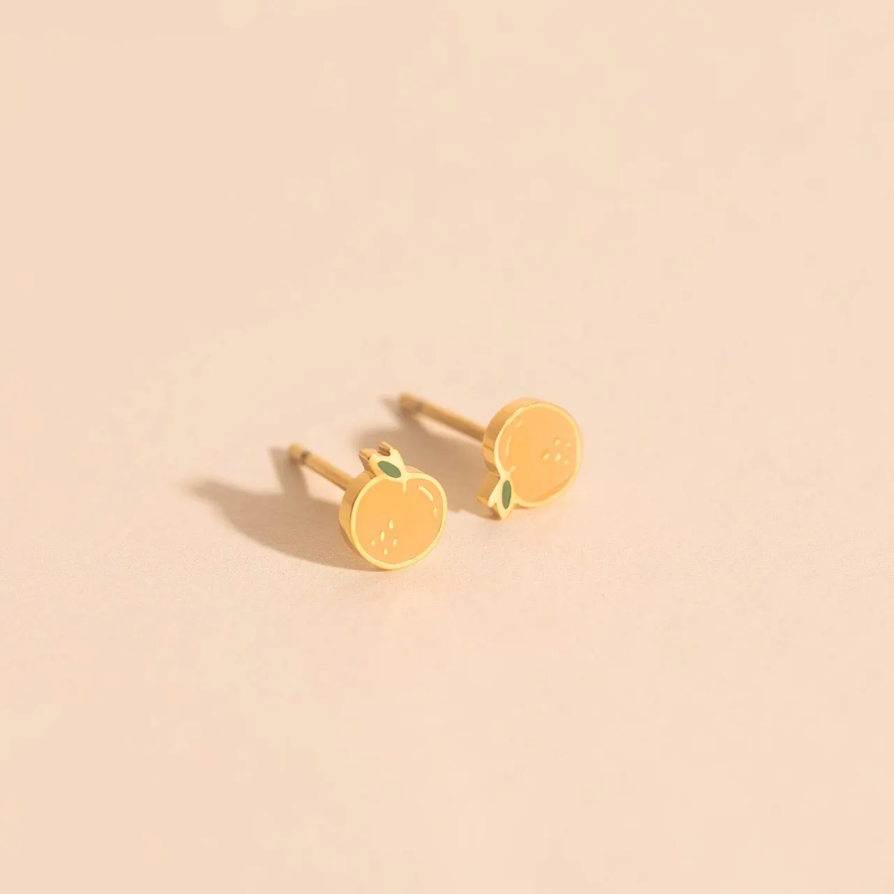 Mini Peach Stud Earrings sold by Modcloth product image thumbnail 2