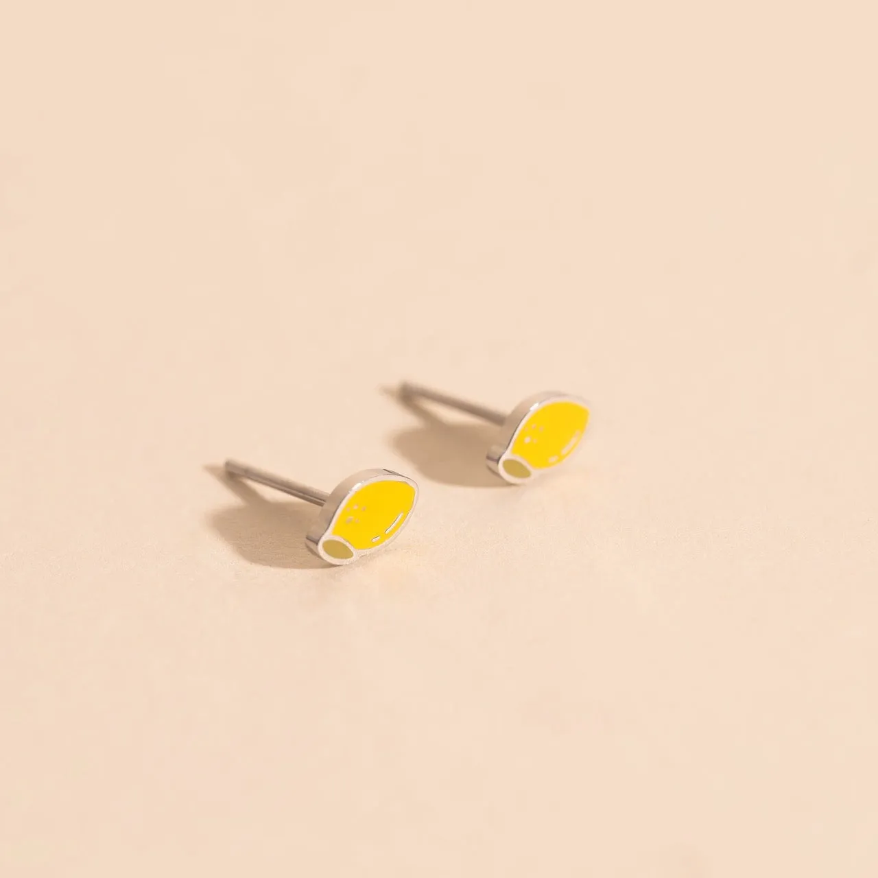 Mini Lemon Stud Earrings sold by Modcloth product image thumbnail 3