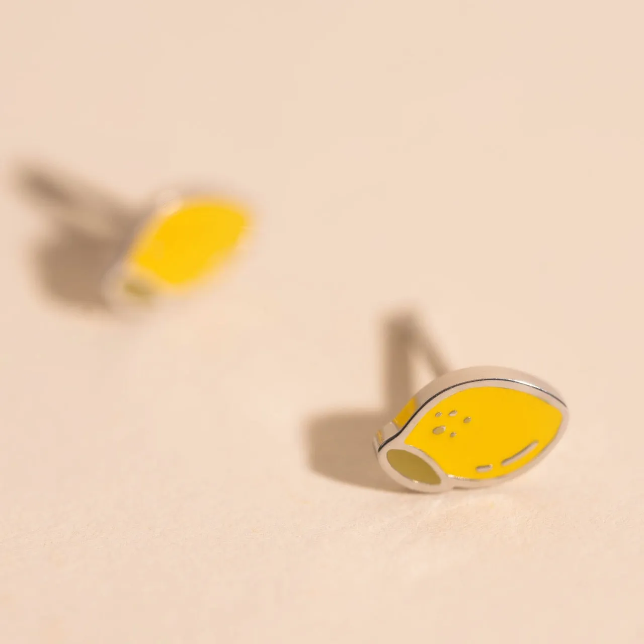 Mini Lemon Stud Earrings sold by Modcloth product image thumbnail 2