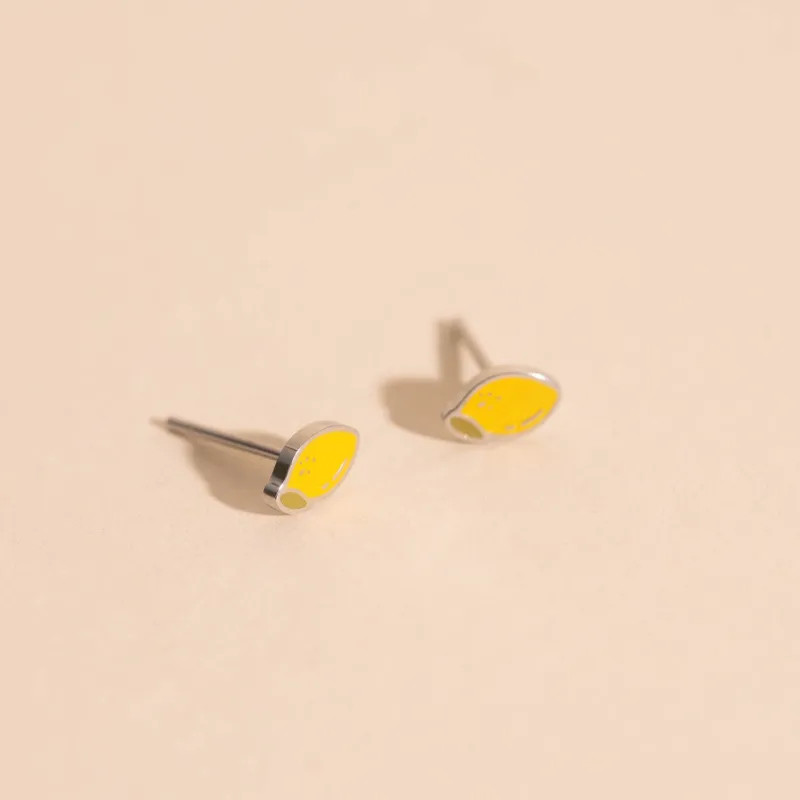 Mini Lemon Stud Earrings sold by Modcloth