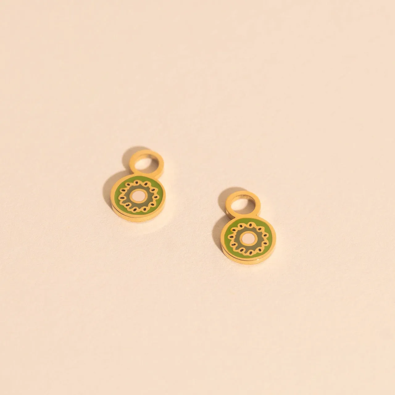 Mini Kiwi Huggie Hoop Charms sold by Modcloth product image thumbnail 2