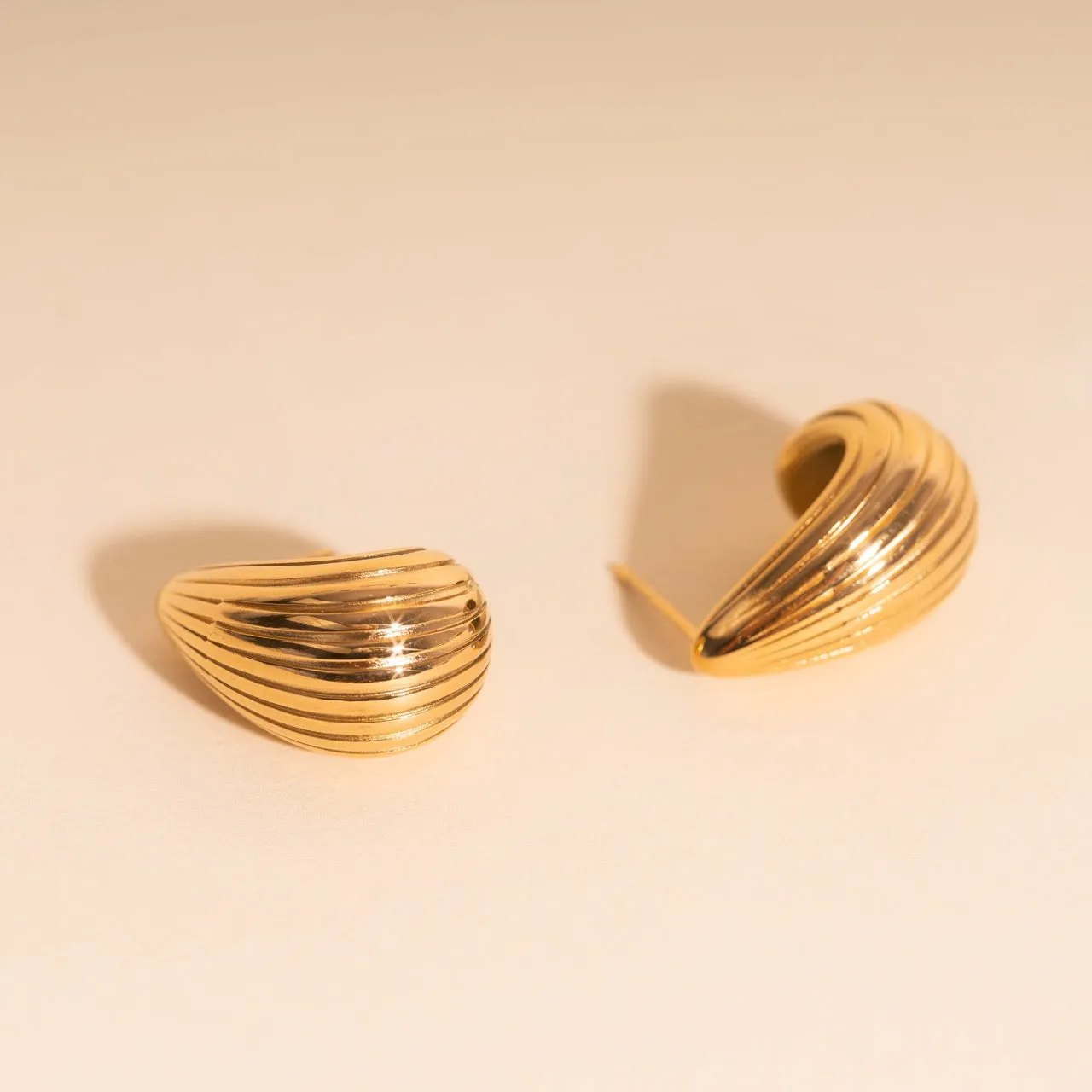 Chunky Tear Drop Stud Earrings sold by Modcloth product image thumbnail 3