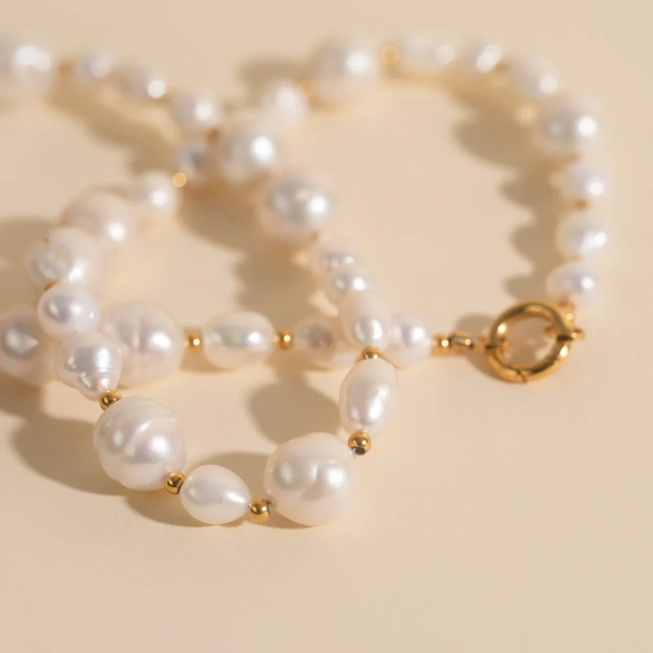 Freshwater Pearl Necklace (18") sold by Modcloth product image thumbnail 4