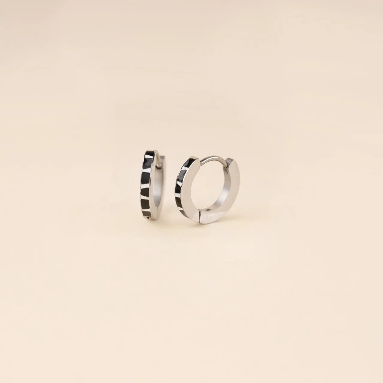 Zebra-print Huggie Hoop Earrings sold by Modcloth product image thumbnail 2