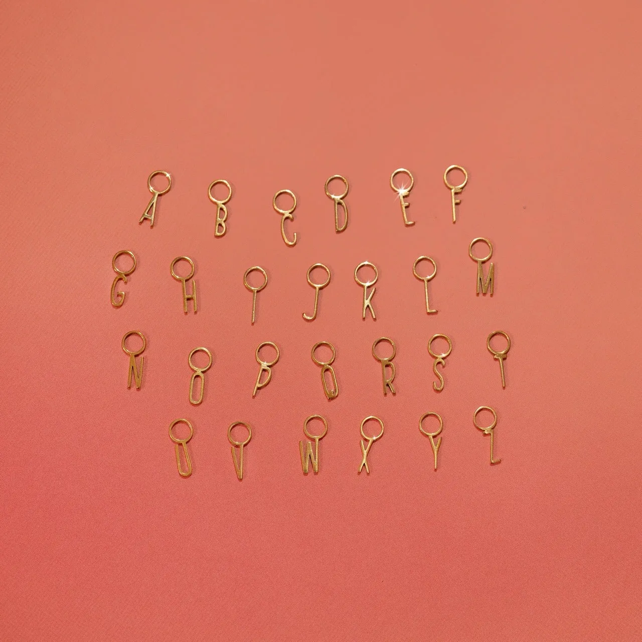 Letters Huggie Hoop Charm (Single) sold by Modcloth product image thumbnail 2