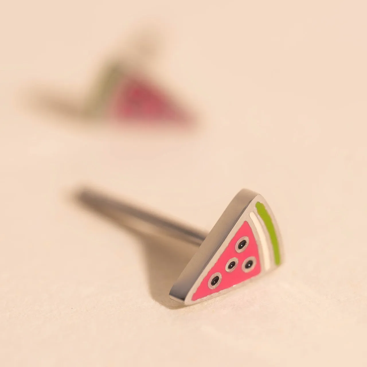 Mini Watermelon Stud Earrings sold by Modcloth product image thumbnail 2