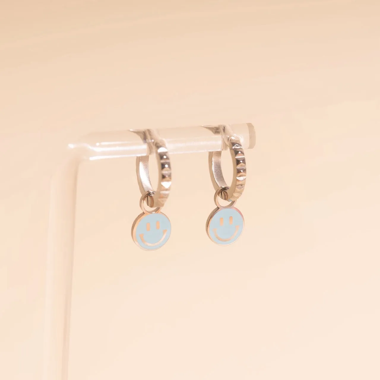 Smiley Huggie Hoop Charms sold by Modcloth product image thumbnail 4