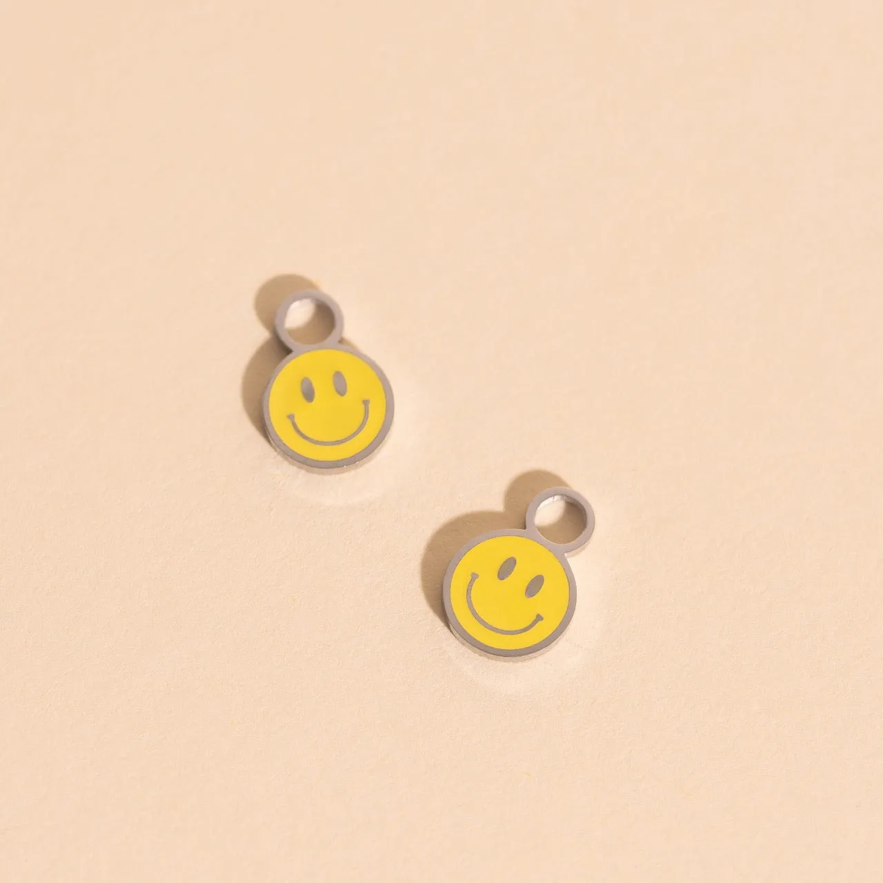 Smiley Huggie Hoop Charms sold by Modcloth product image thumbnail 5