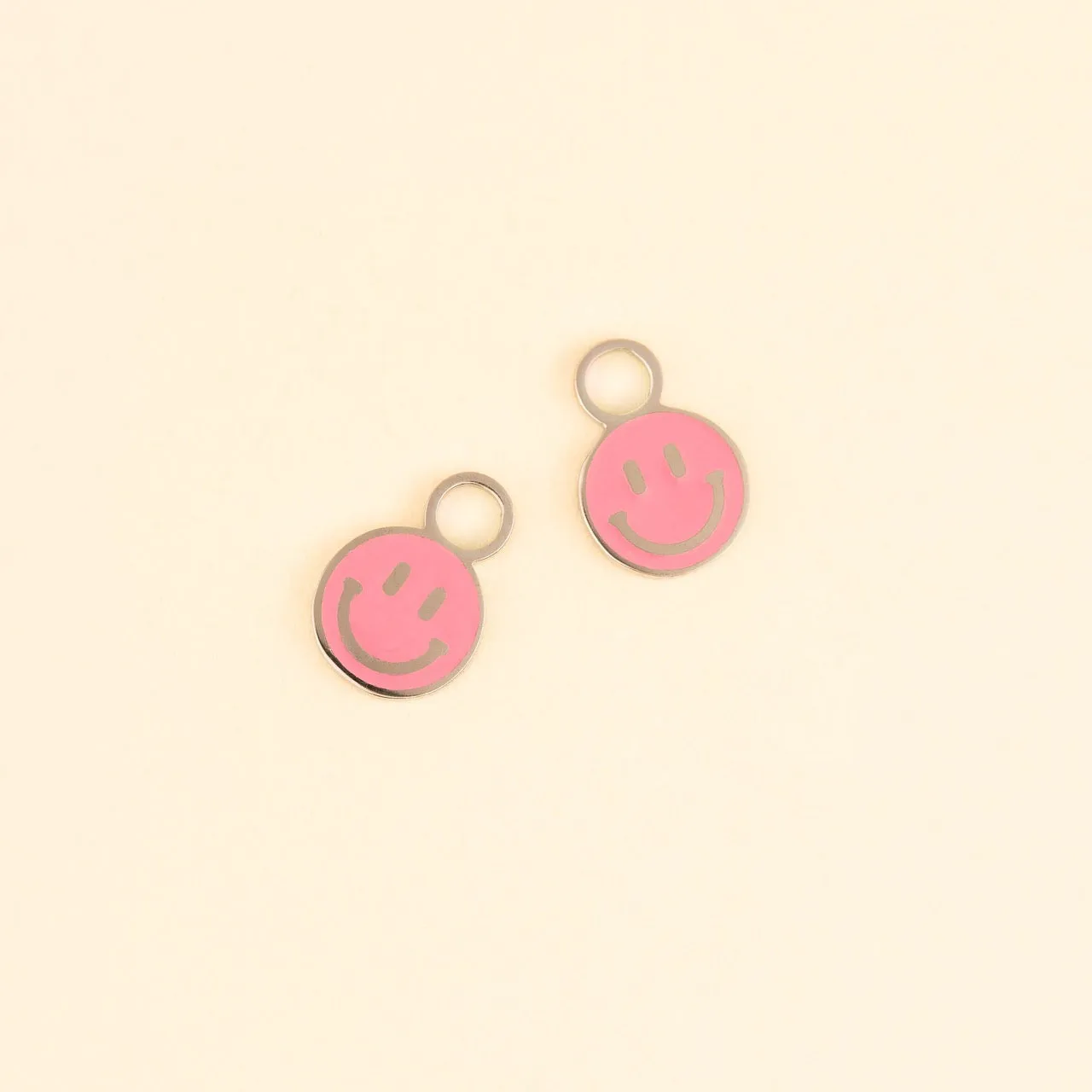 Smiley Huggie Hoop Charms sold by Modcloth product image thumbnail 2