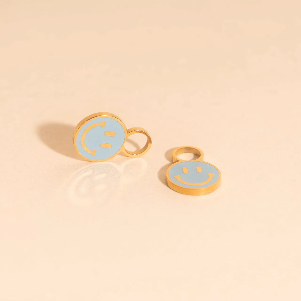 Smiley Huggie Hoop Charms sold by Modcloth product image thumbnail 3