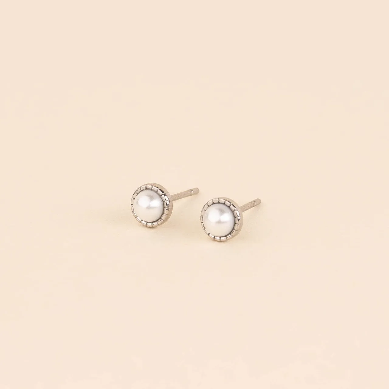 Pearl Stud Earrings sold by Modcloth