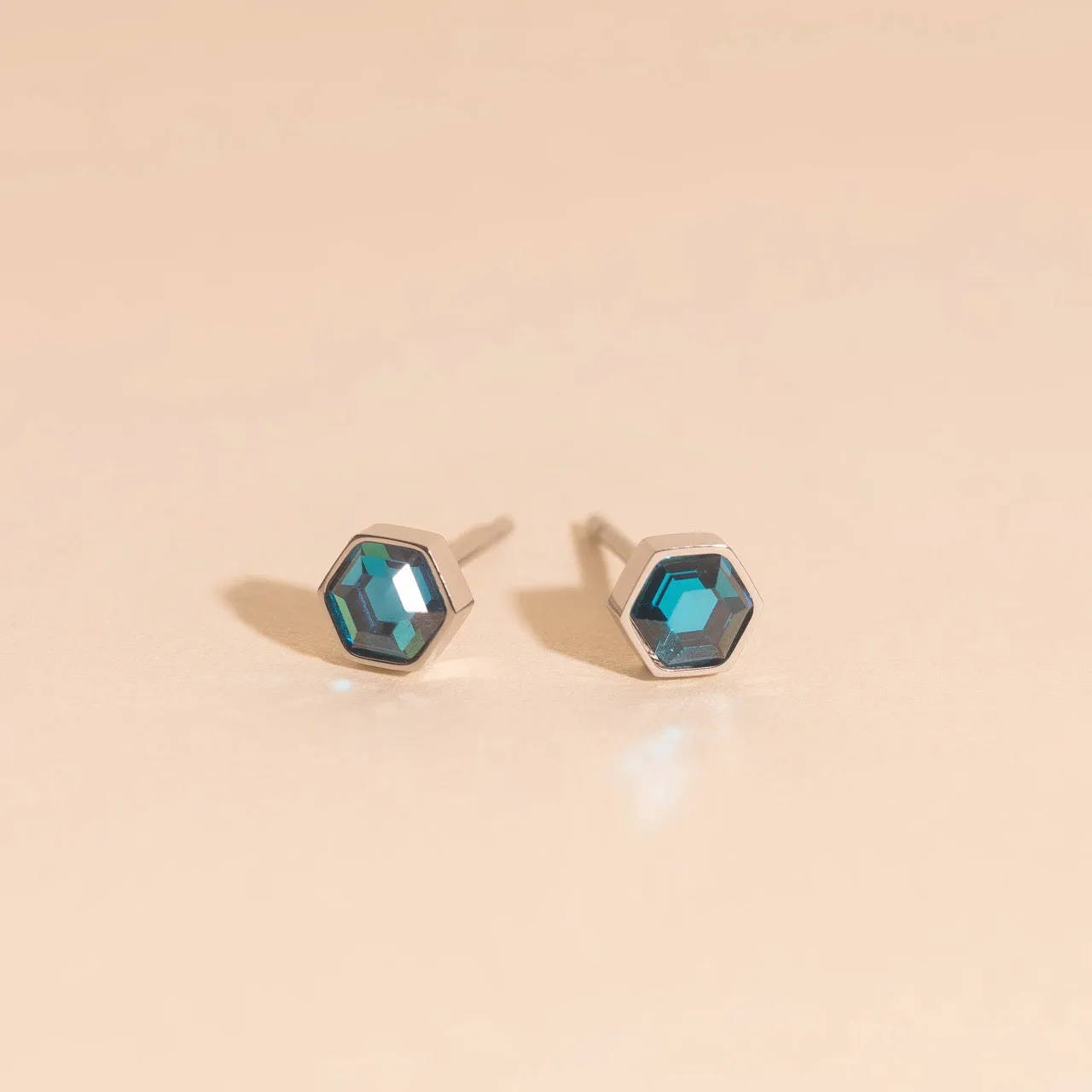 March Birthstone Stud Earrings sold by Modcloth product image thumbnail 3