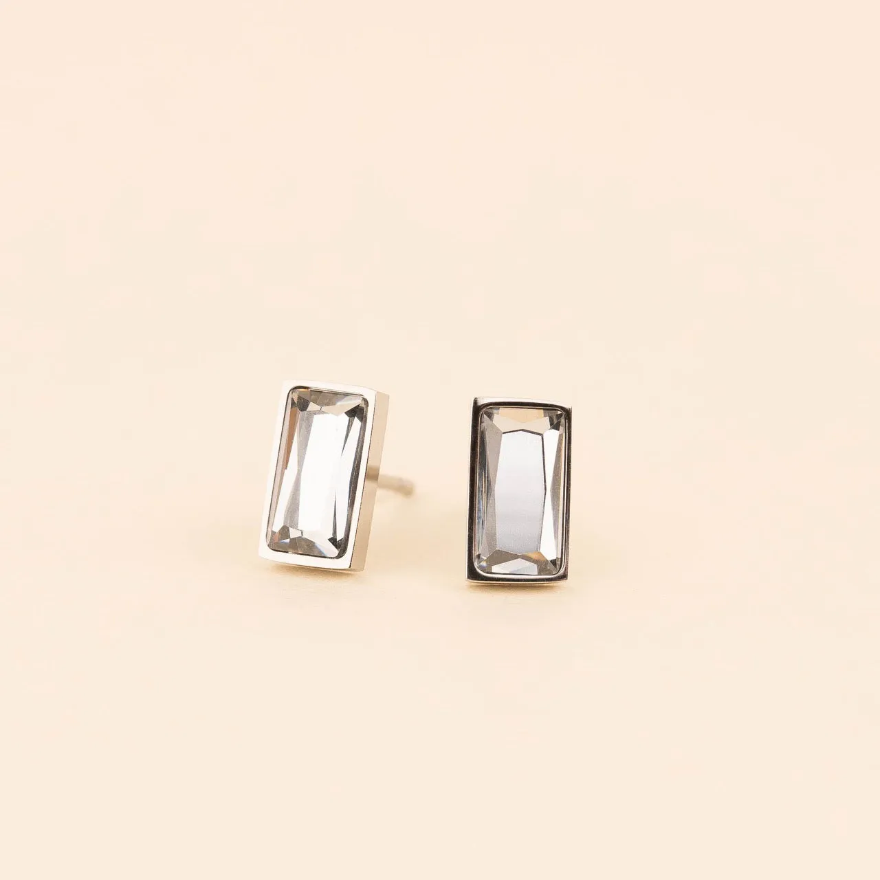 April Birthstone Stud Earrings sold by Modcloth product image thumbnail 4
