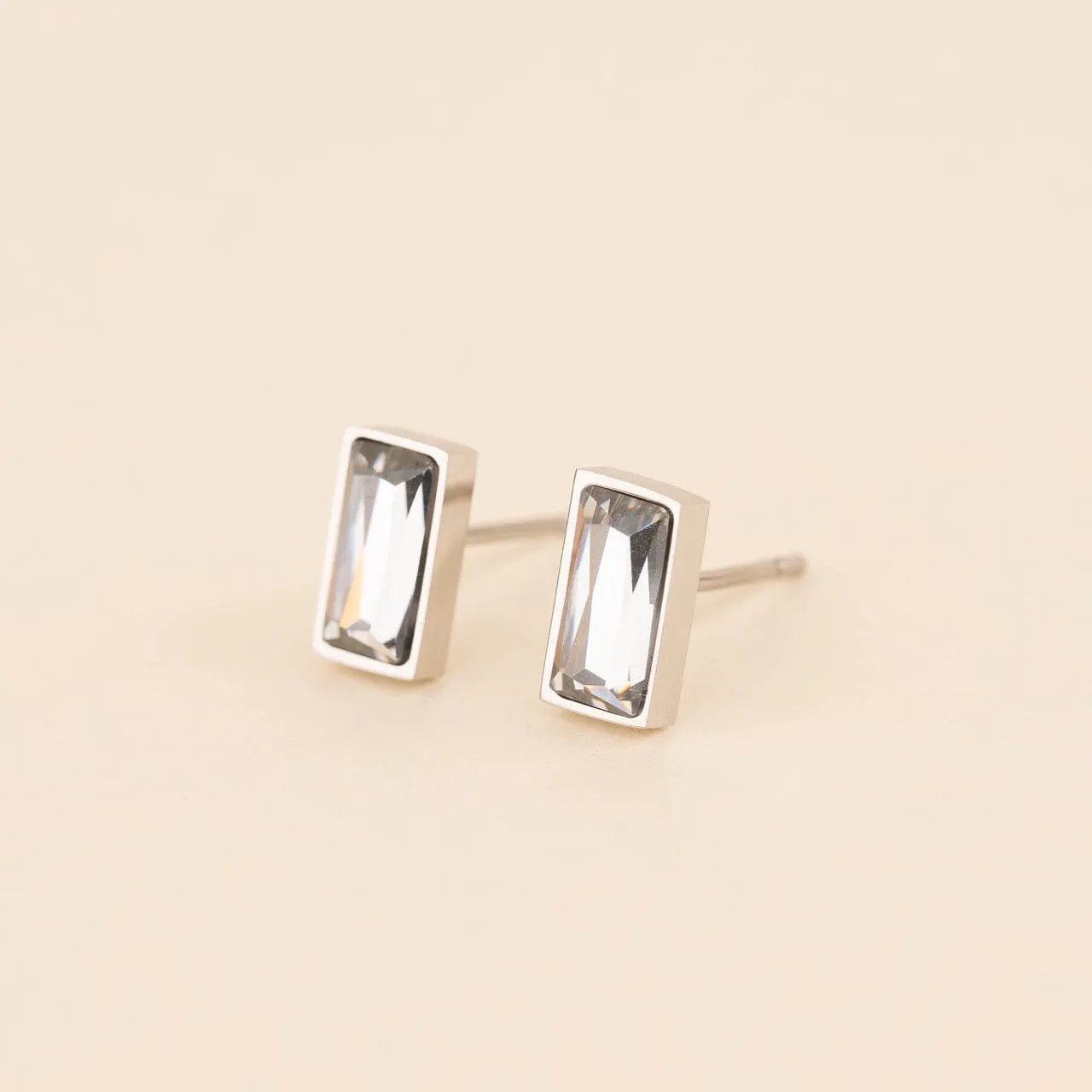 April Birthstone Stud Earrings sold by Modcloth product image thumbnail 3