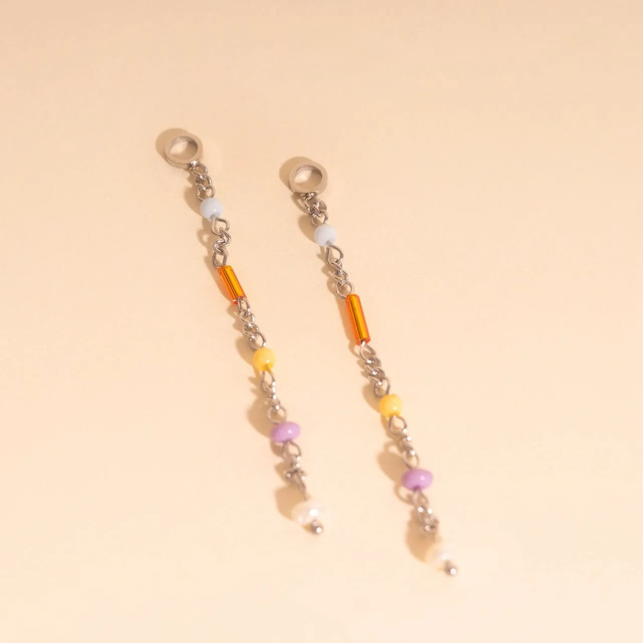 Bead Chain Huggie Hoop Charms sold by Modcloth product image thumbnail 5