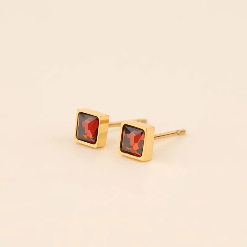 July Birthstone Stud Earrings sold by Modcloth