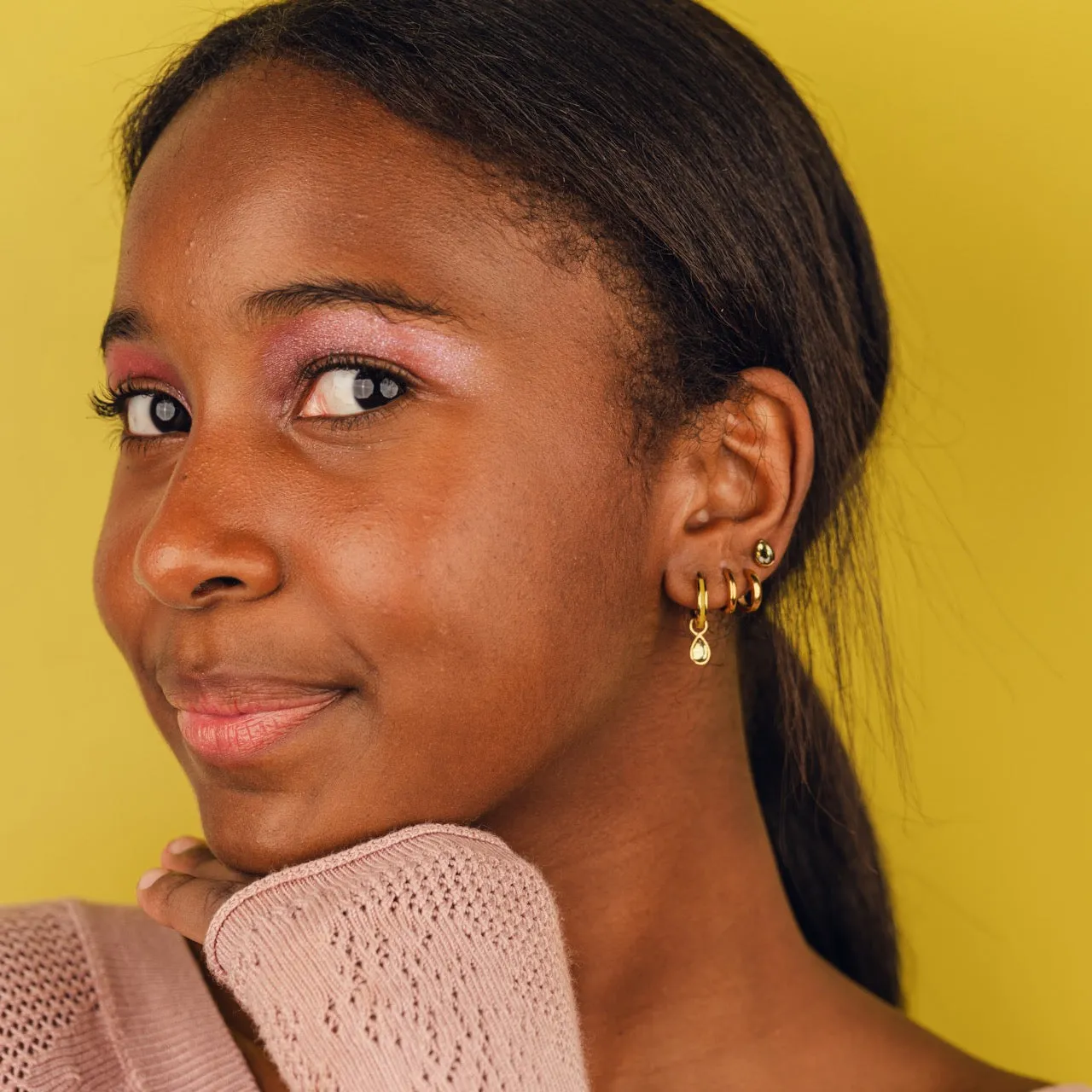 November Birthstone Stud Earrings sold by Modcloth product image thumbnail 2