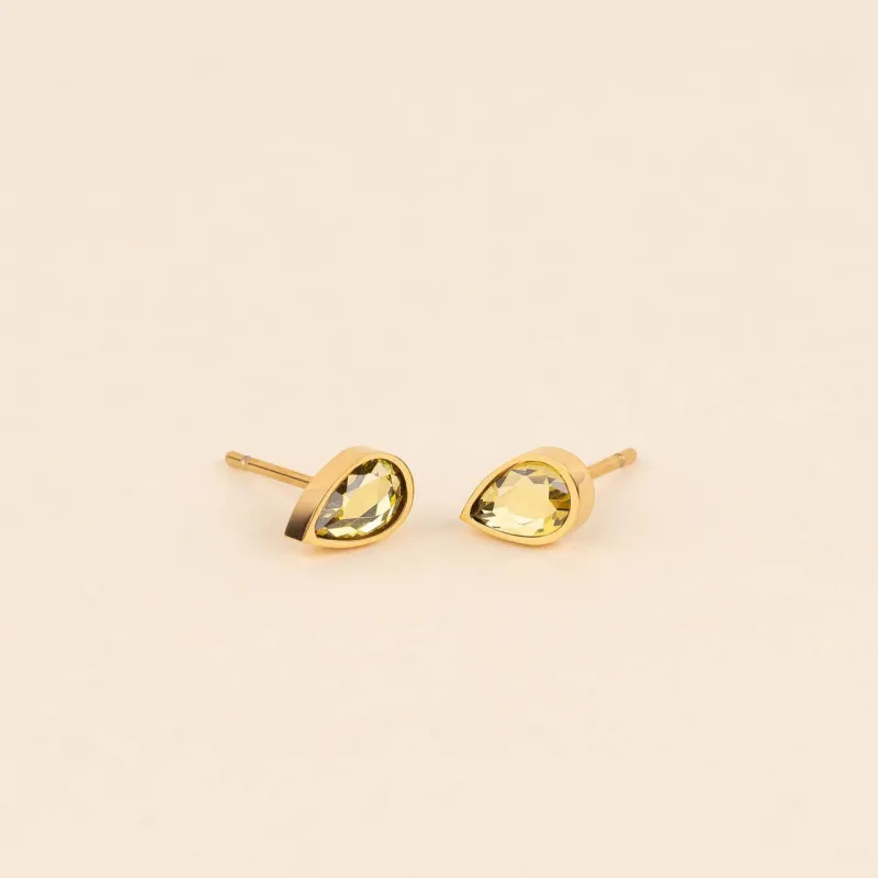 November Birthstone Stud Earrings sold by Modcloth