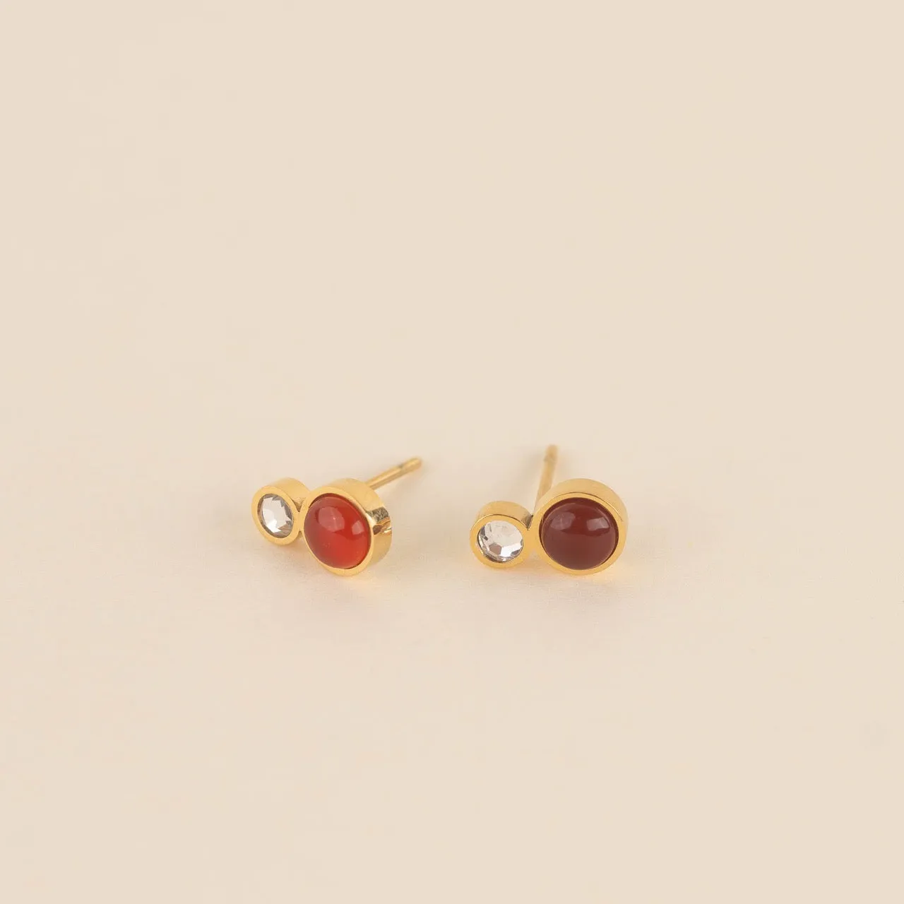 Amber Crystal Stud Earrings sold by Modcloth product image thumbnail 4