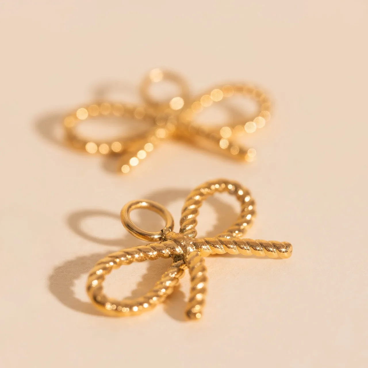 Rope Bow Huggie Hoop Charms sold by Modcloth product image thumbnail 5