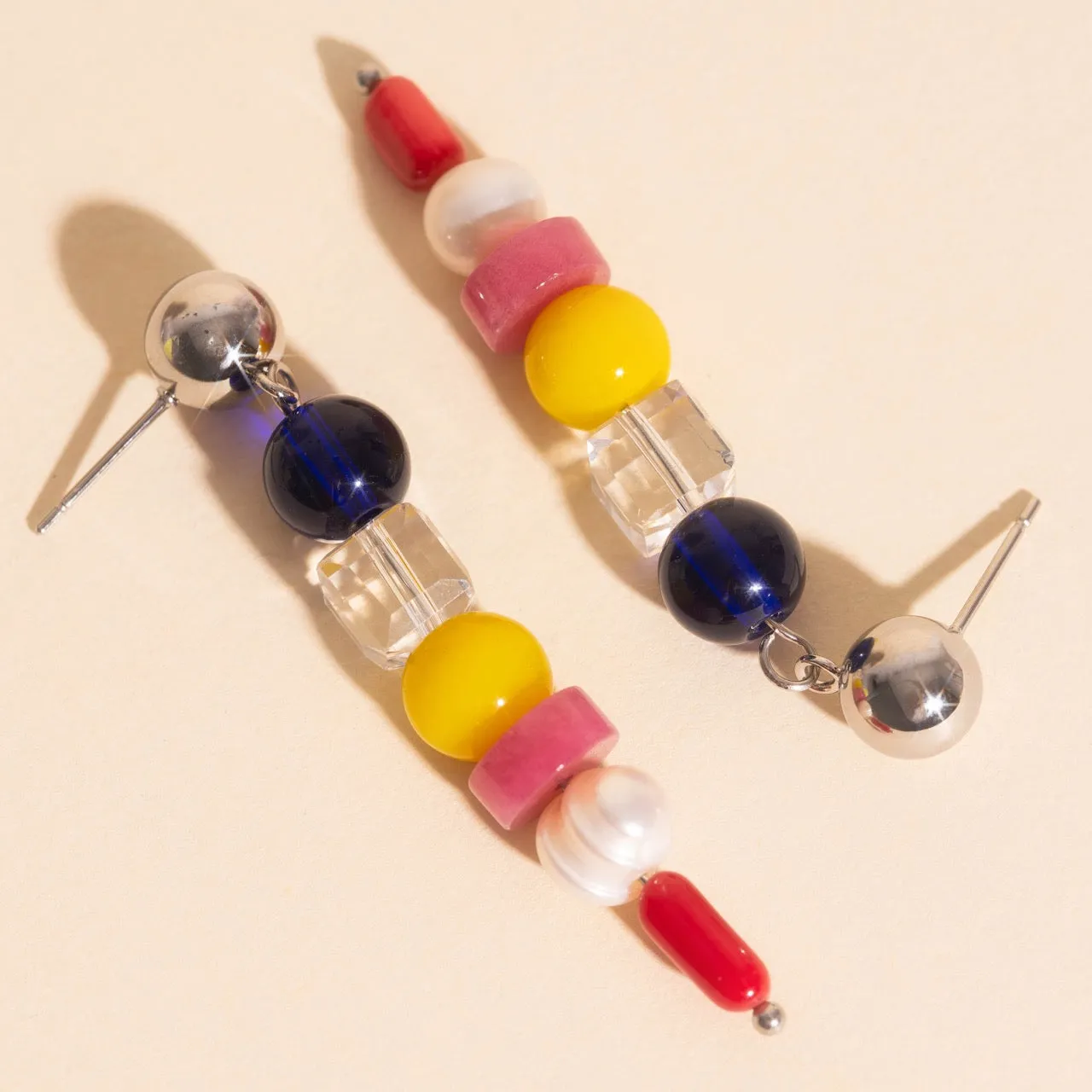 Sea Glass Dangle Stud Earrings sold by Modcloth product image thumbnail 5