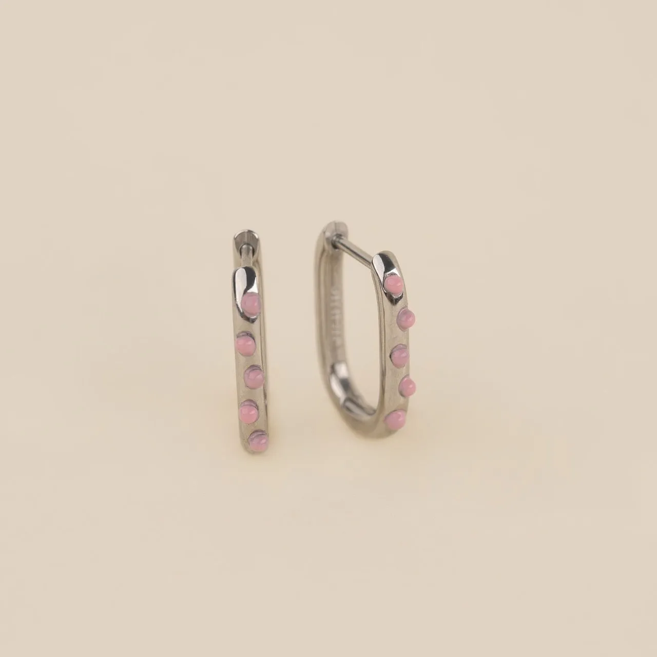 Bumpy Rounded Huggie Hoop Earrings sold by Modcloth product image thumbnail 2