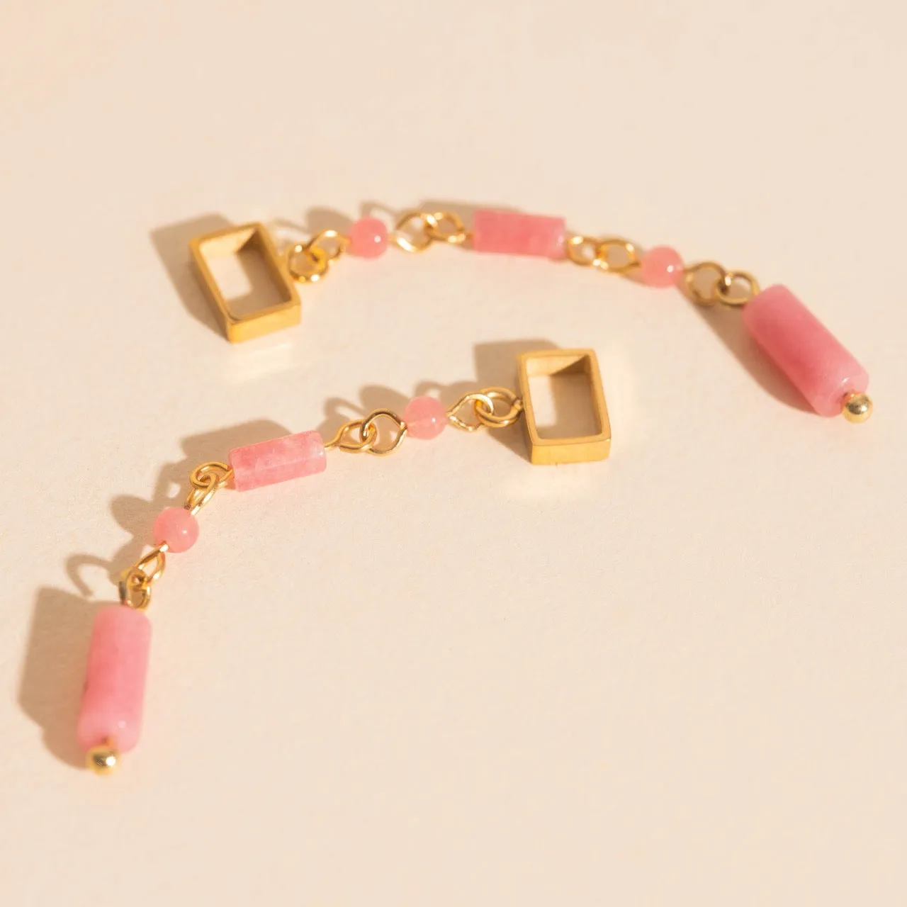 Pink Minnow Super Chunky Huggie Hoop Charms sold by Modcloth product image thumbnail 4