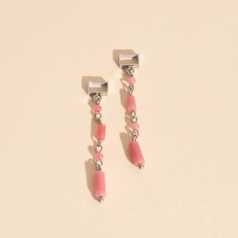 Pink Minnow Super Chunky Huggie Hoop Charms sold by Modcloth