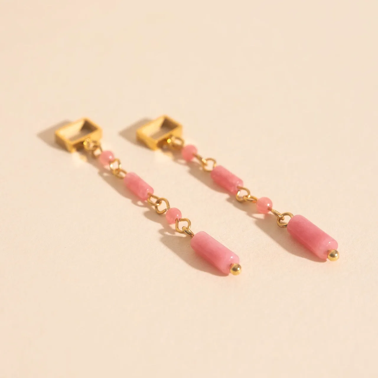 Pink Minnow Super Chunky Huggie Hoop Charms sold by Modcloth product image thumbnail 5