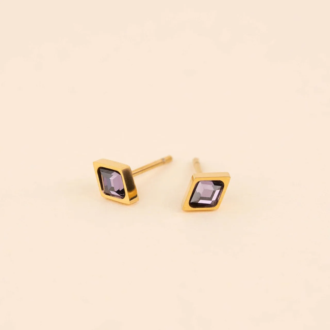 February Birthstone Stud Earrings sold by Modcloth